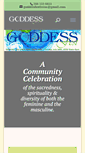 Mobile Screenshot of goddessfest.org
