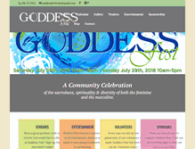 Tablet Screenshot of goddessfest.org